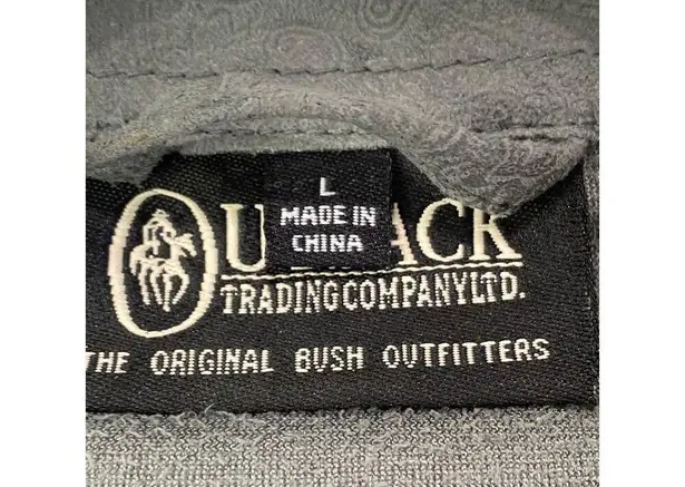 Outback Microsuede Paisley Tooled Square Pearl Snap Western Shirt Size Large Y2K Green