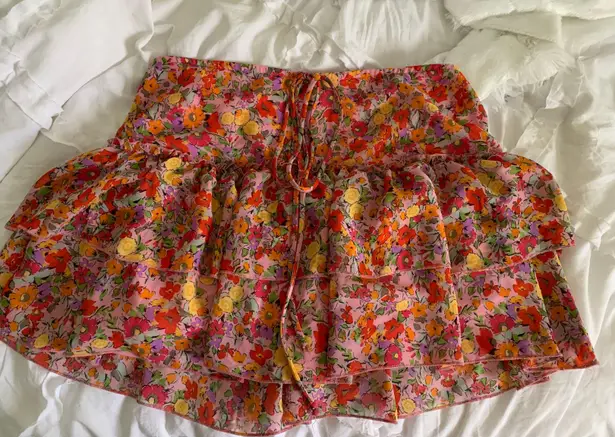 Floral Pink And Orange Set Multiple Size M