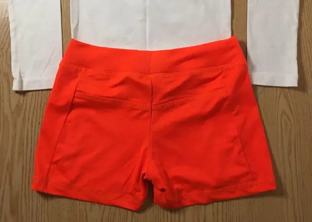 Hooters B62 #7 Girl Worn Uniform V-Neck Long Sleeve Shirt/Shorts Pouch & Tag Xs