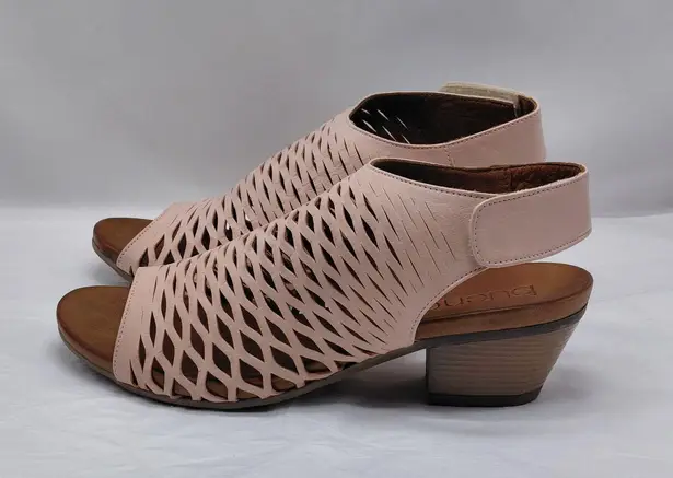 Bueno Lacey Women's Sandals Shoes Size 39(US 8.5) Pink Casual Boho Chunky Heel