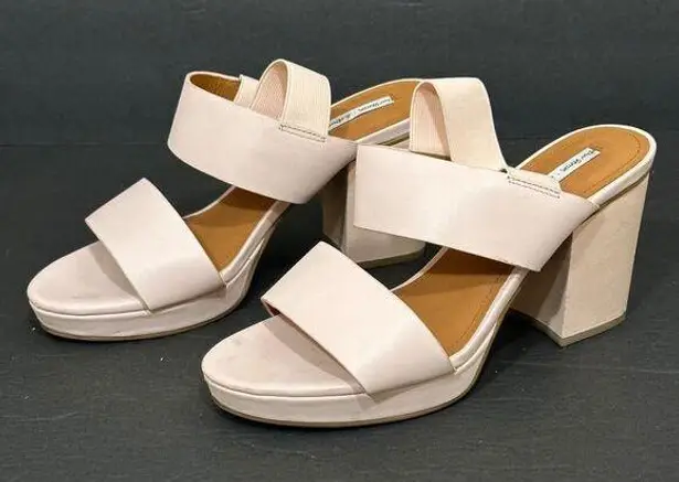 & Other Stories & Other Stories Women's Size 38/7.5 Round Toe Ankle Strap 3.5" Heels