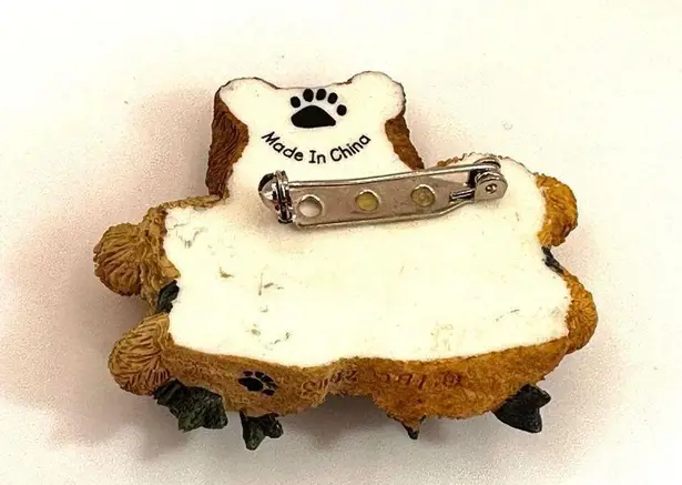 T.B.C. Boyds Bears hear see speak no evil bear vintage brooch
