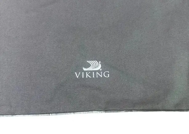 Viking Travel Bag Tote Adjustable Pull Straps Vienna Statue NWT New Gray