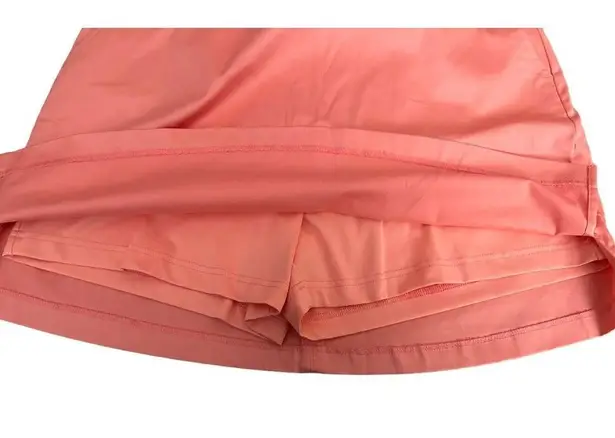 Lady Hagen NEW  Skort Size 10 Medium Coral Peach Cotton Spandex Athleisure Tennis