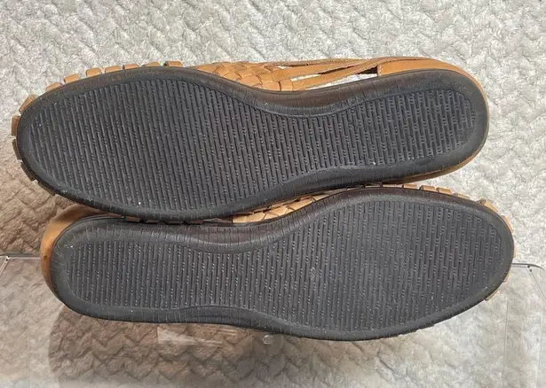 Softspots Trinidad Tan Leather Huaraches Women size 8 | boho chic Cottagecore
