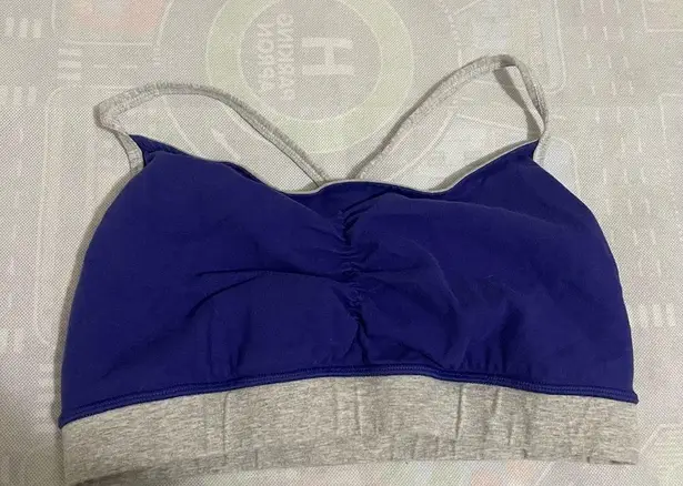 Champion  blue and gray sports bra Size: Large