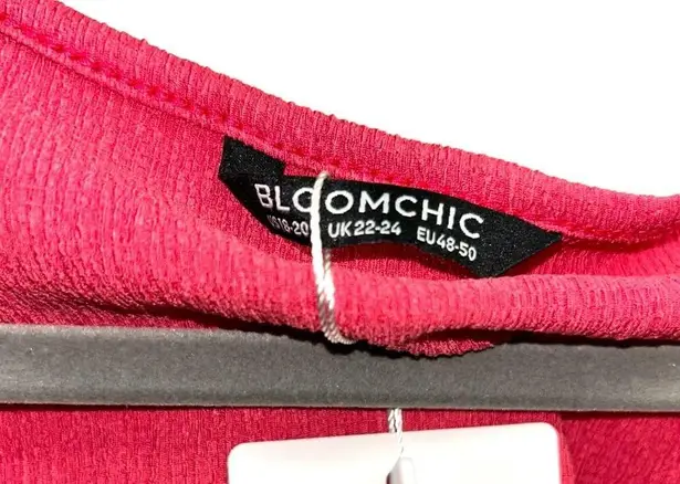 Bloomchic Dark Pink Loose Fit Lightweight Top Size 18/20