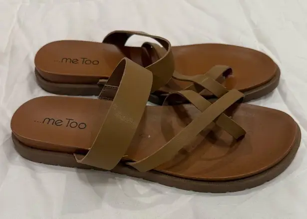 Me Too ** “Fiji” Strappy Sandals – Tan – Size 10W (Wide Width)**