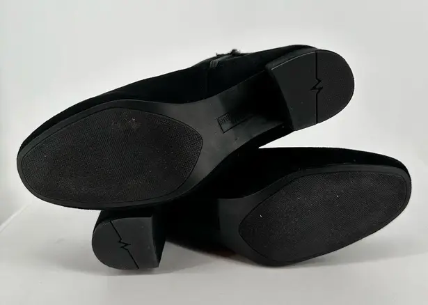 Womens White Mountain Freckly Ankle Boots Black size 7 Buckle