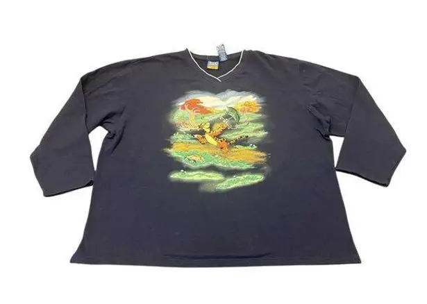 Pooh Woman Tigger Flies A Kite Sweatshirt Graphic V