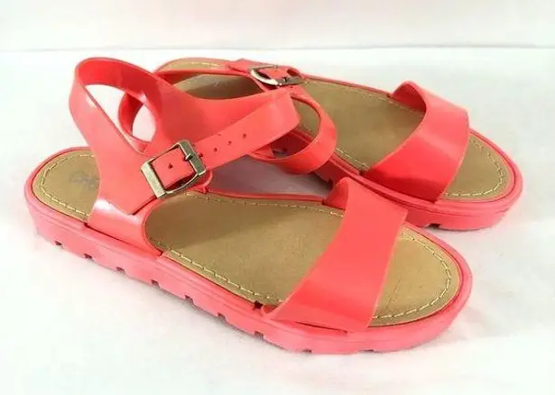 Chemistry  Womens Sandals Rubber Ankle Strap Buckle