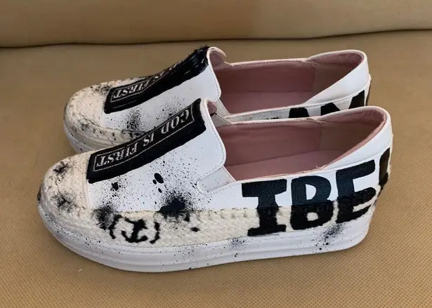 True Joy “God Is First” Fashion Sneakers Size 7