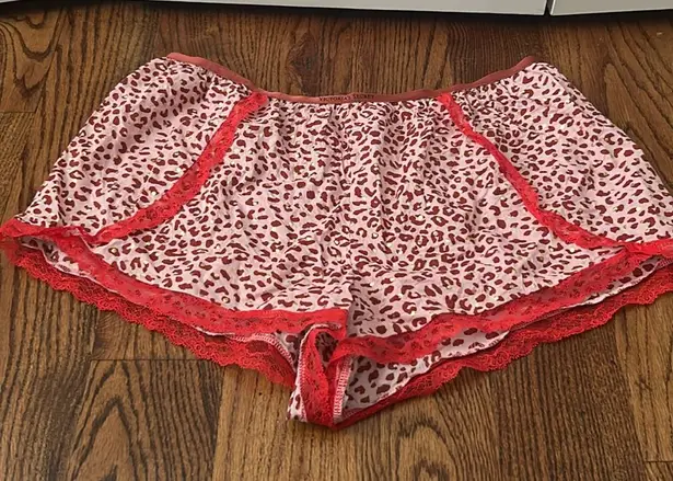Victoria's Secret Victoria Secret Orange and pink pajama shorts Sz L NWOT