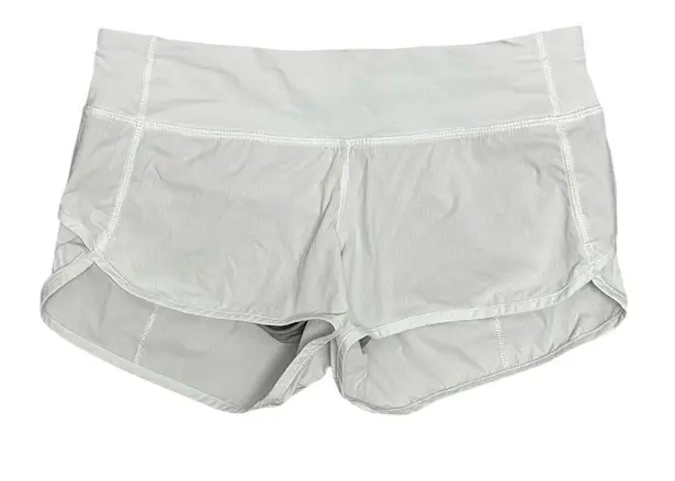 Lululemon Speed Up Low-Rise Lined Shorts 2.5” in White Size 4