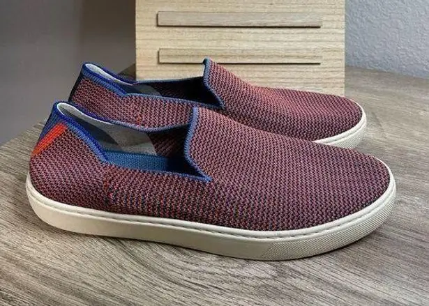 Rothy's Rothy’s Tangerine Triple Stitch Slip on Sneaker Retired Shoes