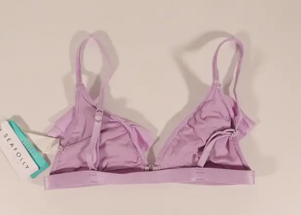 Seafolly NWT  X Revolve Shine On Fixed Tri Bikini in Lilac