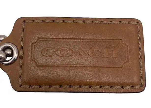 Coach  Brown HangTag Bag Charm Fob