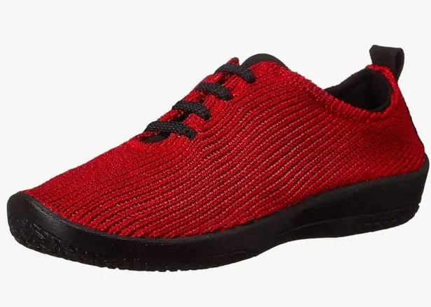 Arcopedico Red Knit Sneakers Size 8.5