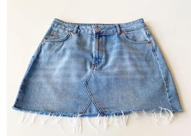 Topshop  MOTO Denim Mini Skirt