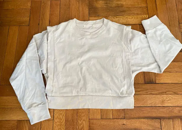 Light Beige Crewneck Sweater Size M Tan Size M