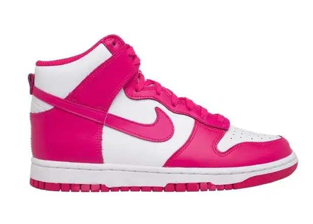 Nike Pink Prime Dunk Highs Womens Size 8