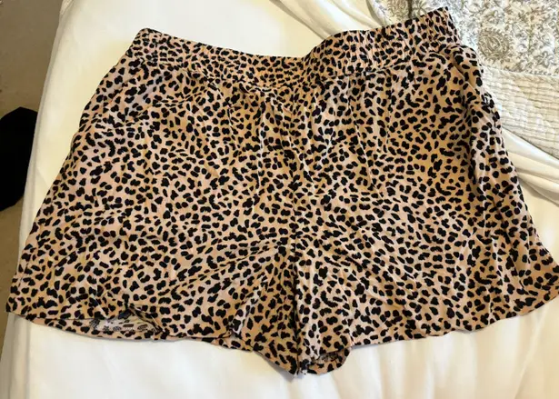 Apt. 9 Leopard Print Pull On Shorts