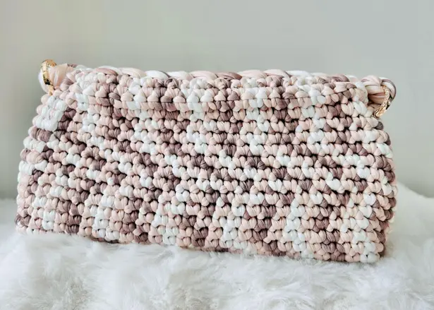 Handmade Latte Affection Handbag