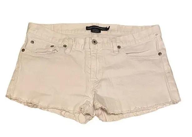 Ralph Lauren  Sports Shorts Womens Size 30 WhIte Denim Relaxed Cut Off