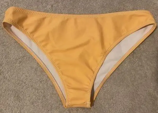 Yellow And White Bandeau Floral Bikini Set