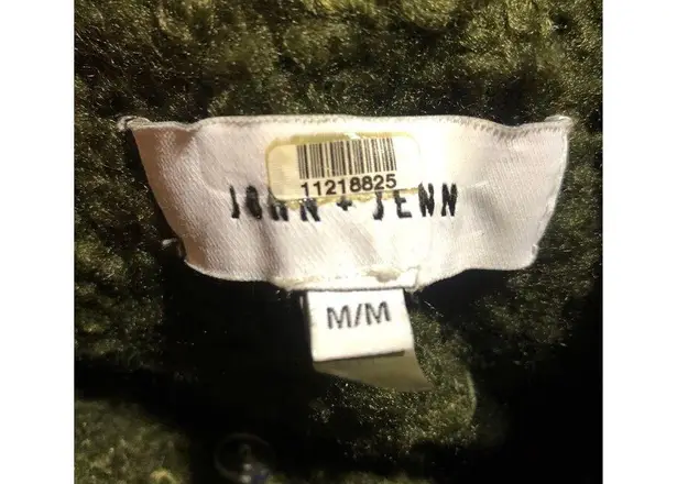 John + Jenn Vintage / Mid-Century Style coat green textured size medium