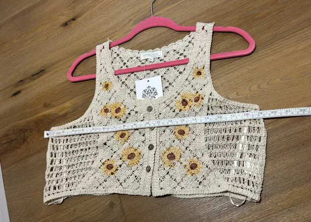 Rebellion Medium boho crop vest top