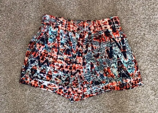 A Byer A. Byer Sz S Adorable Pull On Waist Colorful Shorts