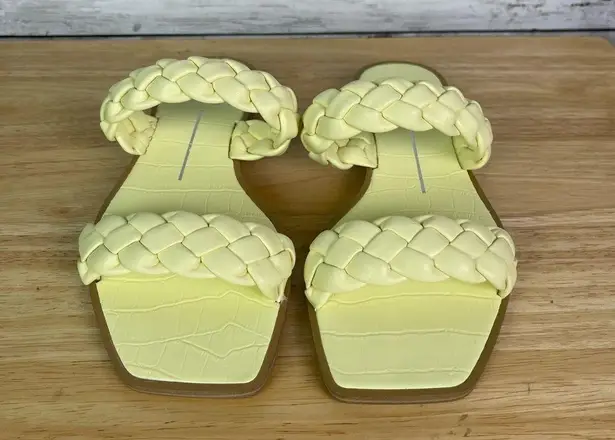 Dolce Vita Indy Braided Slide Pale Yellow Size 6