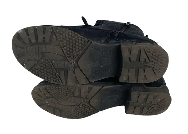 White Mountain Randall Lace Up Boots, Black, 8