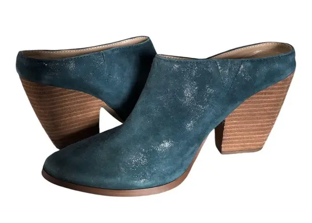 Charles by Charles David Charles David Nico Blue Teal Suede Mules
