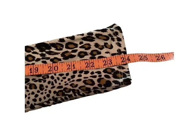 Time And Tru Leopard Maternity Long Sleeve Shirt Jungle Cat Animal Print