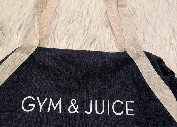 Private Party Gym & Juice Denim Duffle Bag