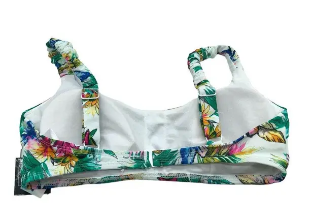 Sundazed Floral Bikini Swim Top Shirred