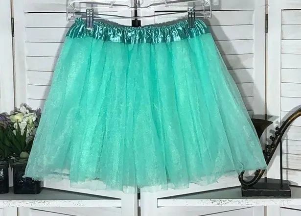 Aqua Green Lace Tutu Skirt Size Small Medium