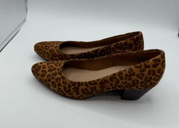 kim rogers Ultra Comfort Animal Print Heels Sz 6M