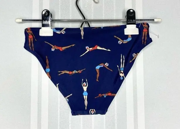 Aerie  Aquabatix Diver Bikini Bottom XXS Navy Blue NWOT Swimwear Novelty Rare