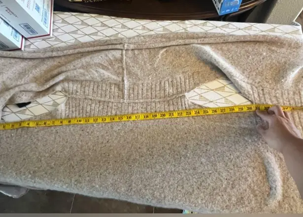 Brochu Walker Oatmeal Sweater Wrap Knit Vest Size S