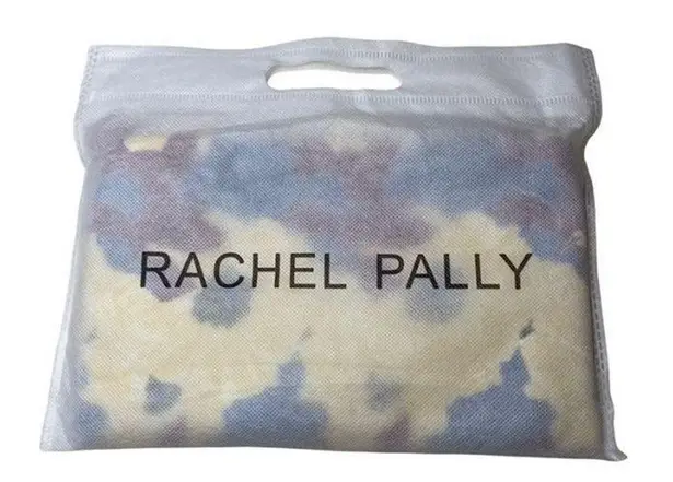 Rachel Pally  Reversible Floral Bloom Clutch Bag NWOT Vegan Leather Wristlet Blue