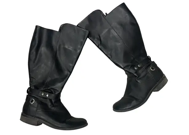 Arizona Jeans Womens  Cuala Black Riding Boots - Sz 8.5