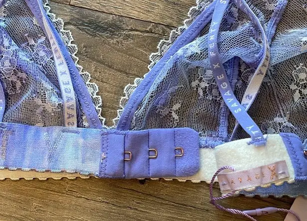 Savage x Fenty watercolor tie dye lace bralette