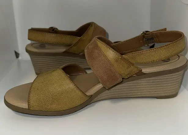 Dr. Scholls Grace Wedge Slingback Sandals Women’s 8.5 Vegan Leather