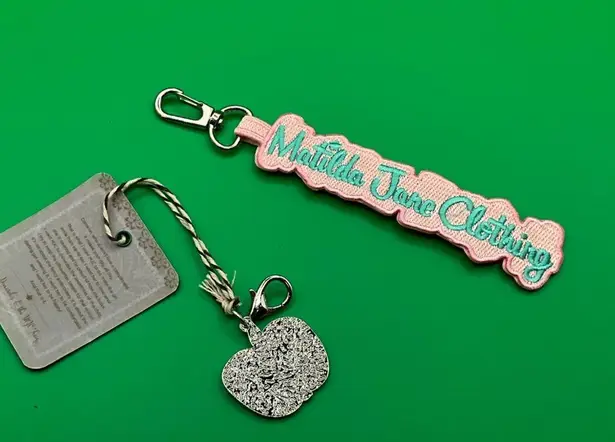 Matilda Jane New HTF Rare Pair Of Clothing Keychain Clips Keyring Clips Key Fob