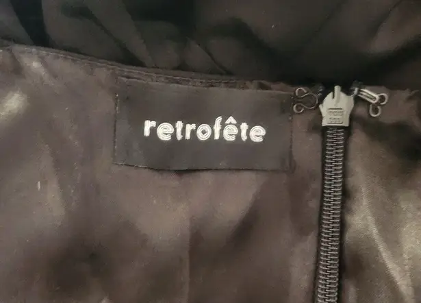 Retrofête Retrofete Black Maxi Dress Sleeveless Size Patchwork Size Small?