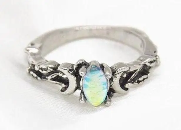 The Moon  Stone Ring