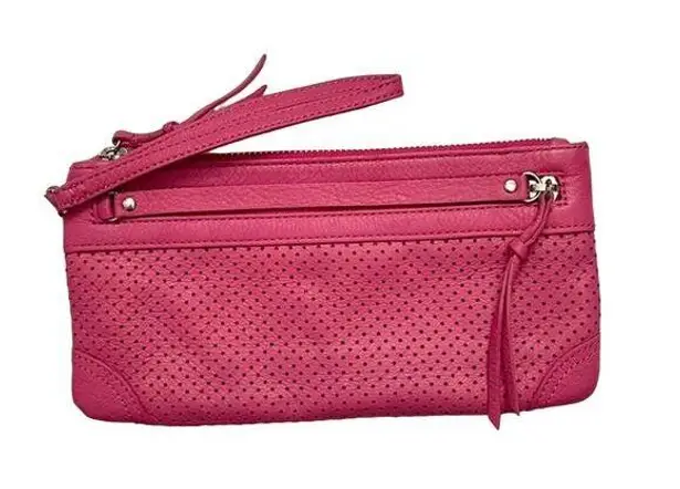 Banana Republic  Pink Leather Clutch